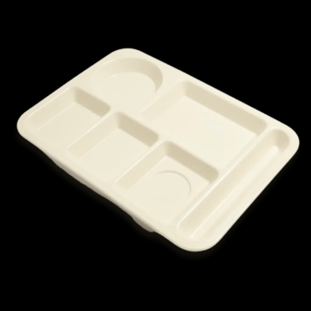 Charola de division melamina (35*25*2.5CM) 6 divisiones beige, melamina economica, se vende en caja de 24
