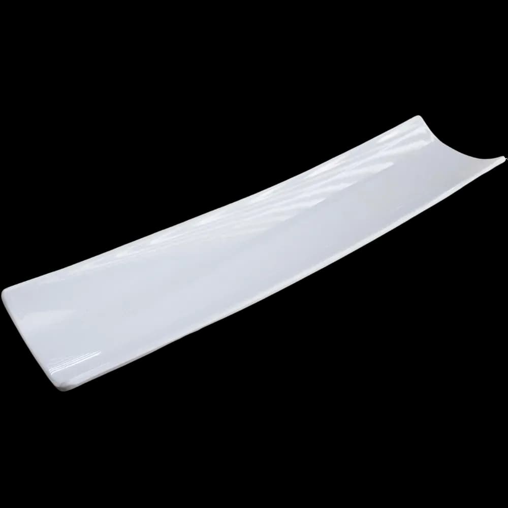 Bandeja canoa 44 CM de melamina blanca, melamina lujo, se vende en caja de 36