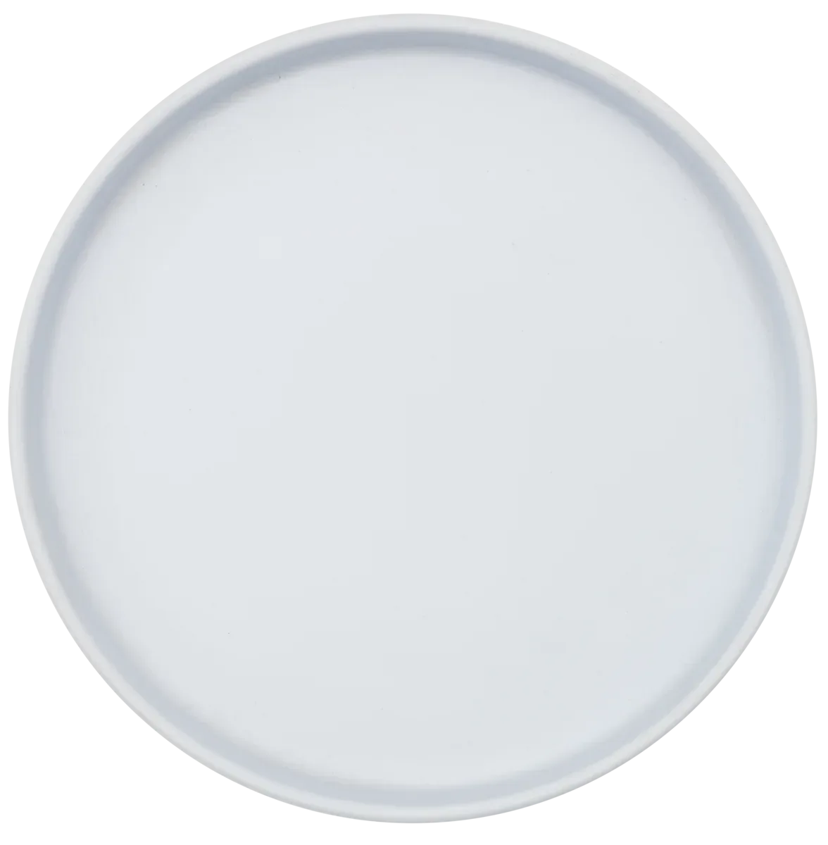 Plato de melamina de lujo 20CMS blanco brilloso, melamina lujo, se vende en caja de 48