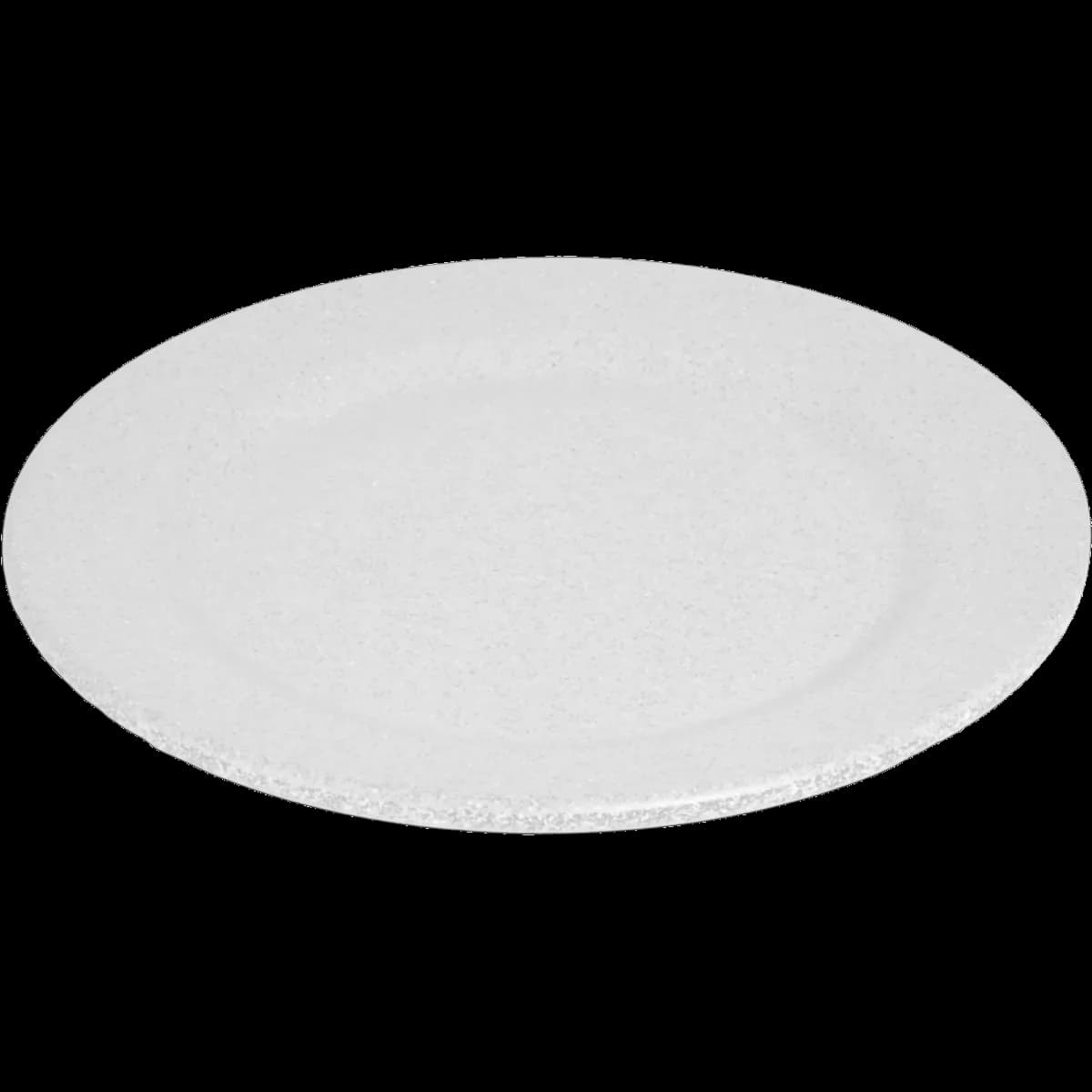 Plato de melamina diámetro 20.2*1.9CMS rim, premium blanco, melamina lujo, se vende en caja de 72