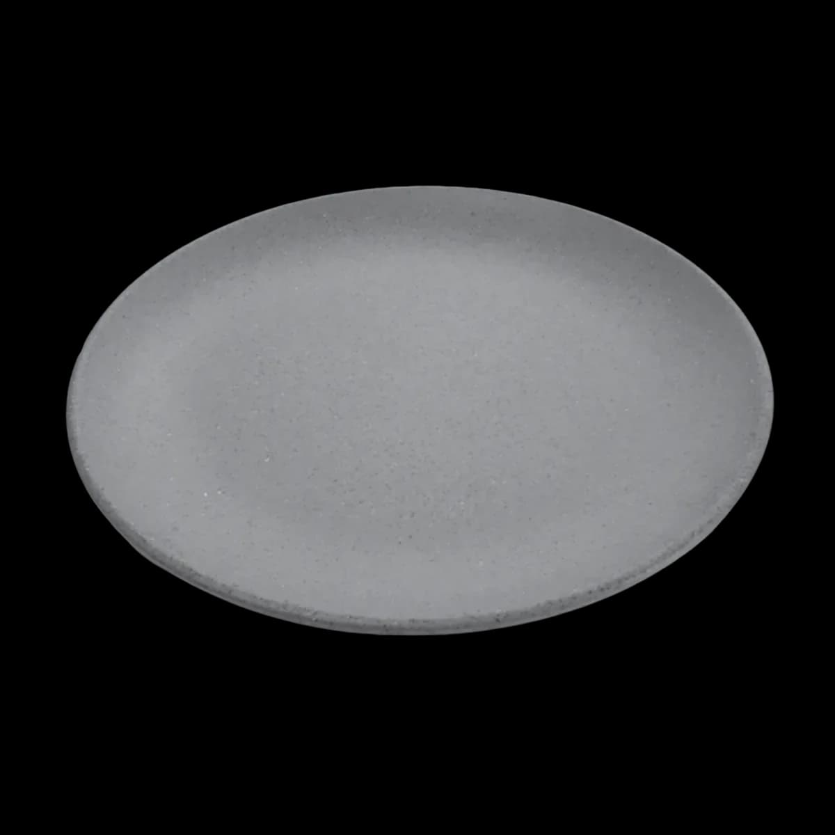 Plato melamina de lujo liso color gris 30 cms, melamina lujo, se vende en caja de 24