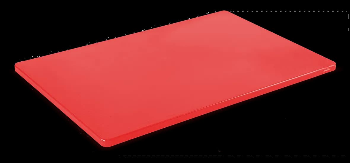 Tabla de corte 12*18*1/2" roja, tabla de corte, se vende en caja de 6