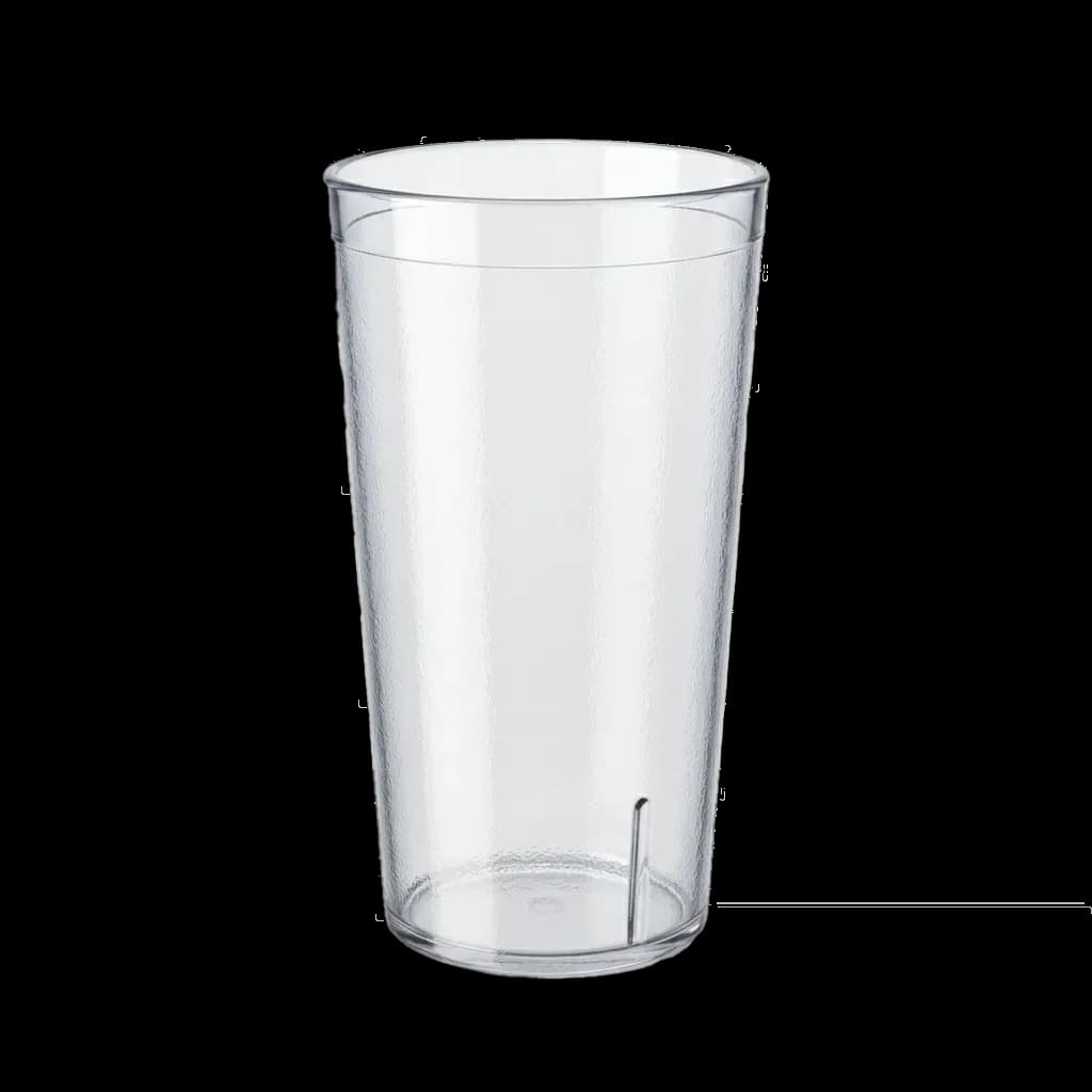 Vaso PC 8 Oz transparente ecologico reciclado, vasos, se vende en caja de 294