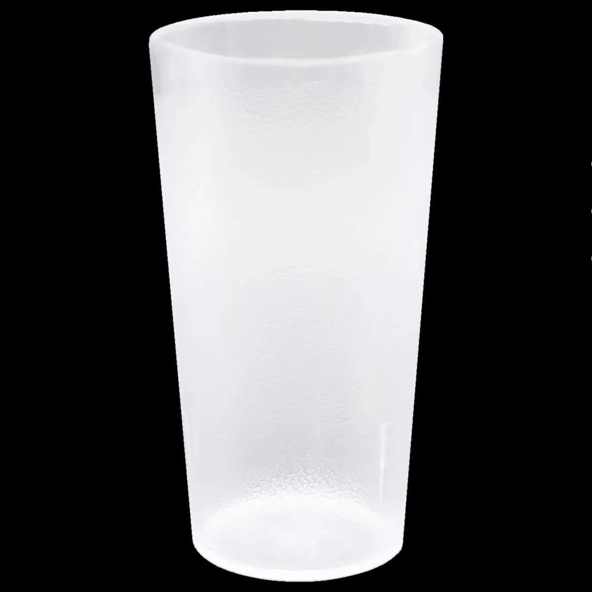 Vaso PC 22 OZ transparente ecologico reciclado, vasos, se vende en caja de 72