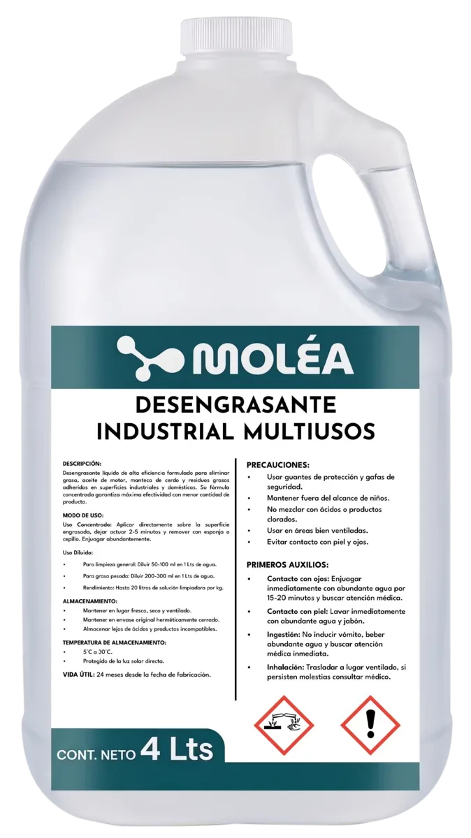 Desengrasante industrial, quimicos limpieza, se vende en caja de 3